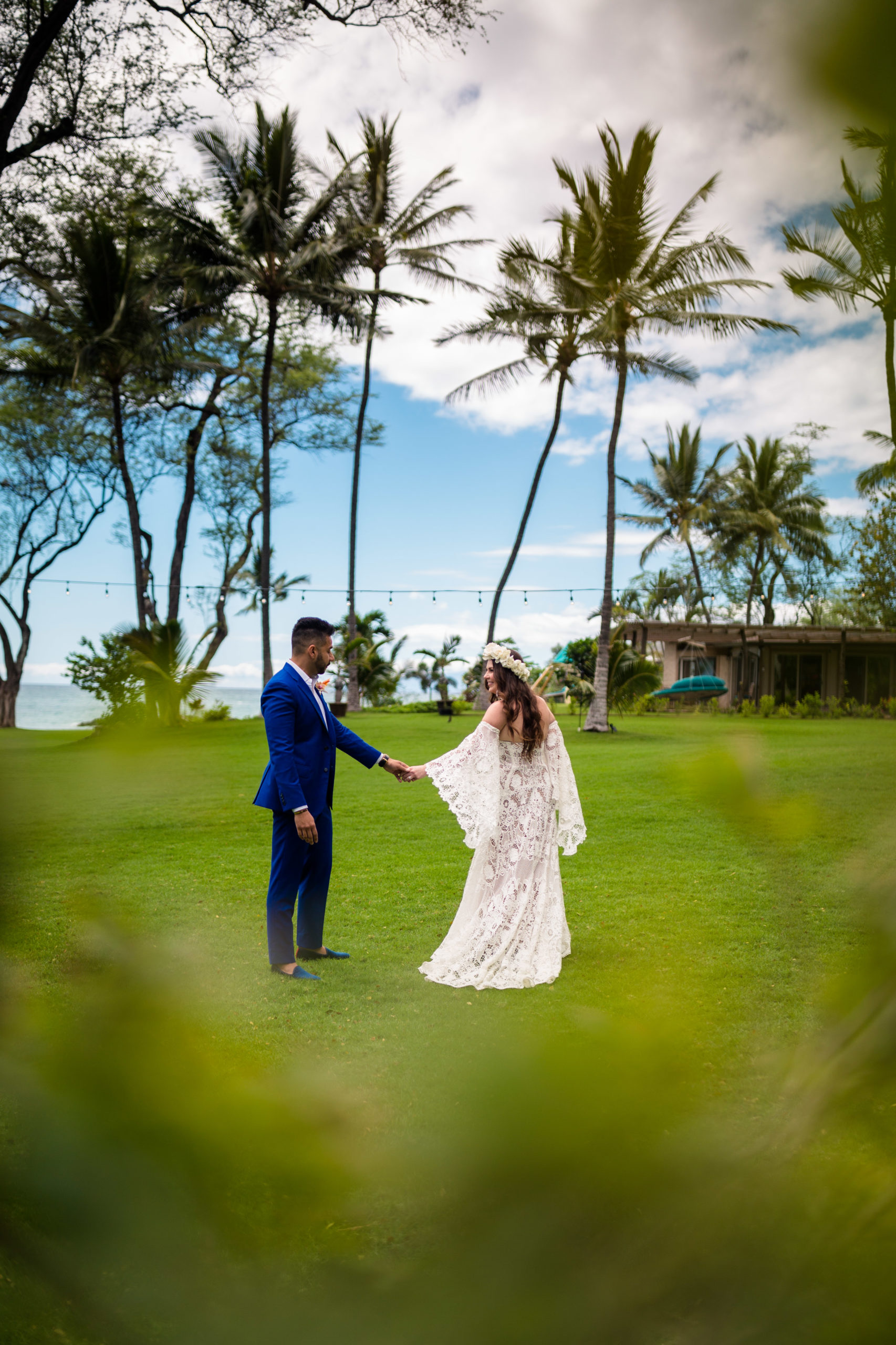 first look for maui elopement
